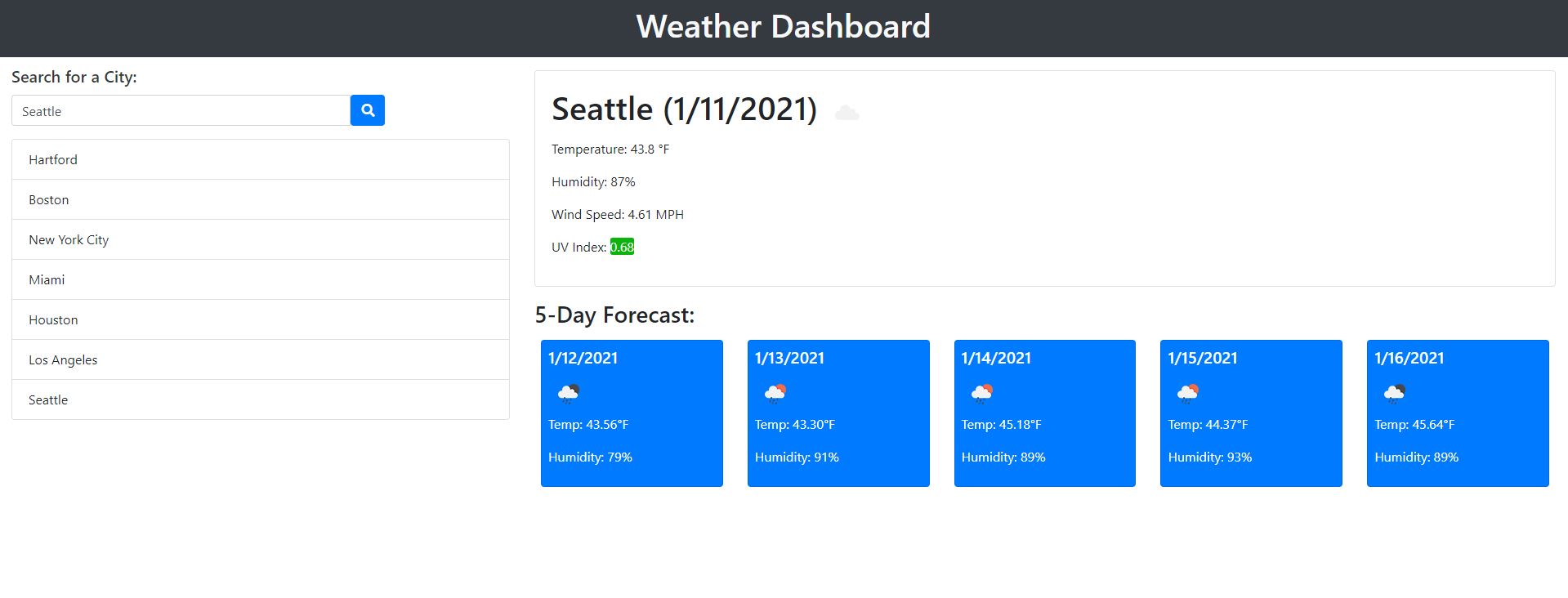 Weather Application